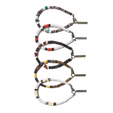 Back Channel, shell beads bracelet