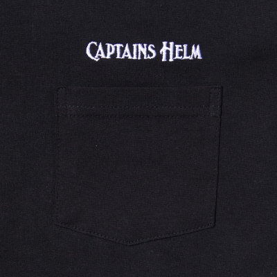 キャプテンズ ヘルム オリジナル ロゴ ポケット tシャツ