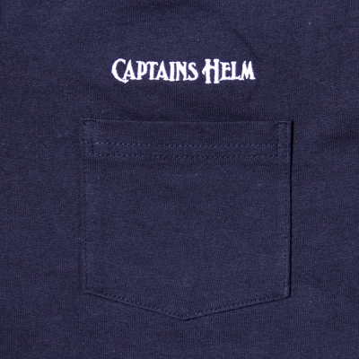 キャプテンズ ヘルム オリジナル ロゴ ポケット tシャツ