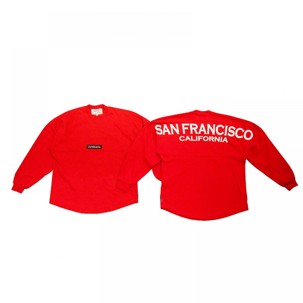 ジャニスアンドカンパニー サンフランシスコ ビック ロングスリーブ tシャツ - S