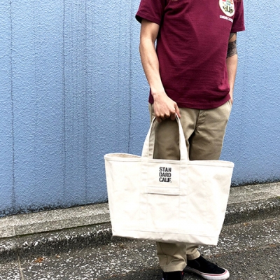 USA製　スタンダードカリフォルニア　大容量　キャンバス　ビックトートバッグ USA製 スタンダードカリフォルニア 大容量 キャンバス ビックトート