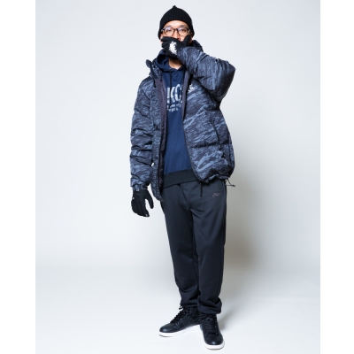 バックチャンネル X ナンガ 3レイヤー フーデッド ダウン ジャケット