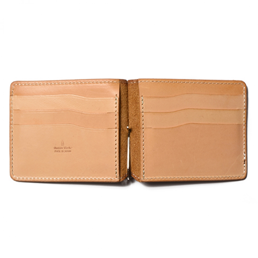 ボタンワークス レザー マネークリップ | BUTTON WORKS × SD LEATHER