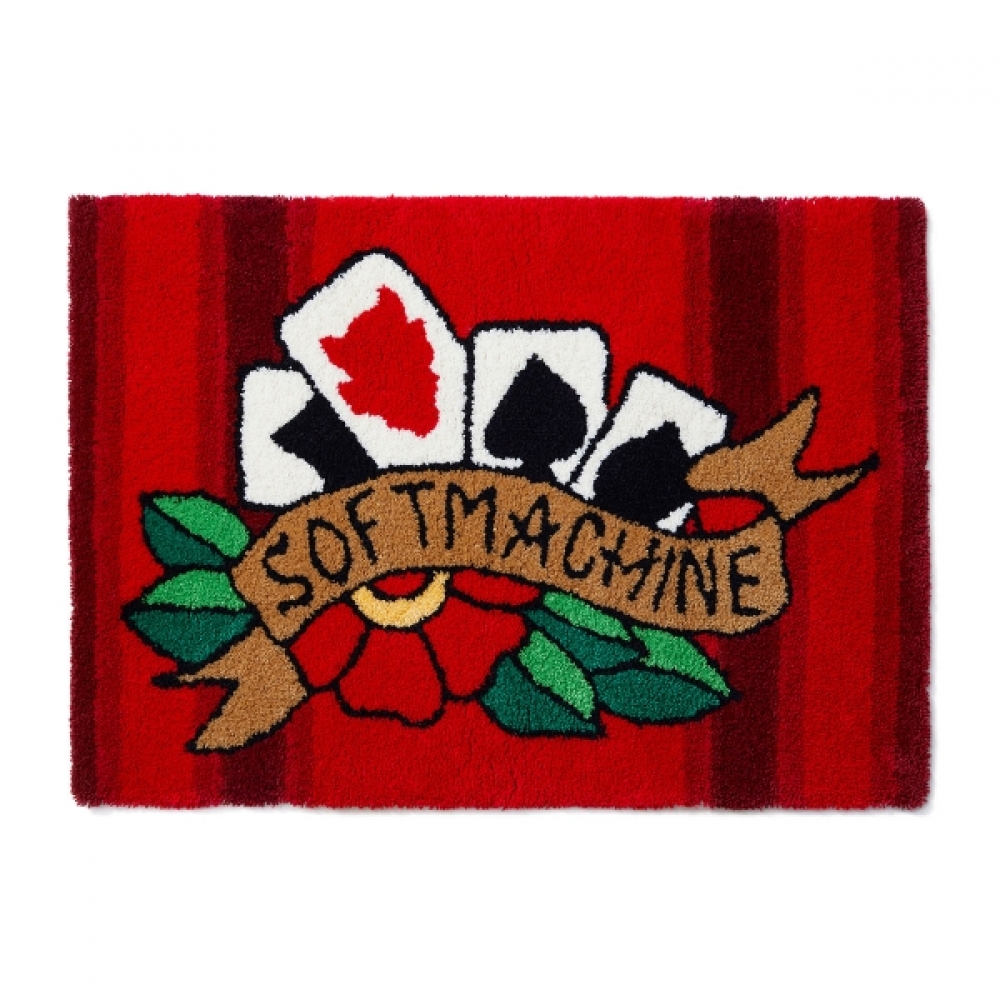 SOFTMACHINE ロゴラグ ソフトマシーン フォーカード ラグ | SOFTMACHINE FOUR CARDS RUG