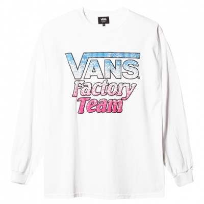 【未使用】VANS FACTORY TEAM 長袖　ロンT Mサイズ スタンダードカリフォルニア バンズ ファクトリー チーム ロゴ | VANS