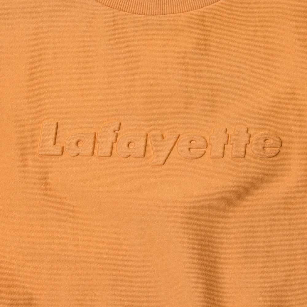 ラファイエット エンボス ロゴ US コットン クルーネック スウェットシャツ