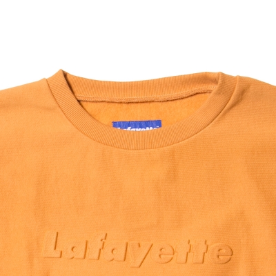 ラファイエット エンボス ロゴ US コットン クルーネック スウェットシャツ