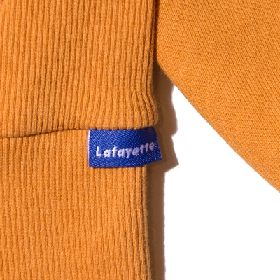 ラファイエット エンボス ロゴ US コットン クルーネック スウェットシャツ
