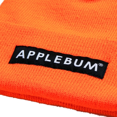 アップルバム  ロゴ ニット キャップ