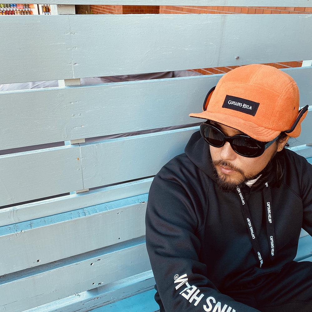 Villagedoor×CAPTAINS HELM フリースジェットキャップ CAPTAINS HELM / POLARTEC® HALF-ZIP FLEECE JKT