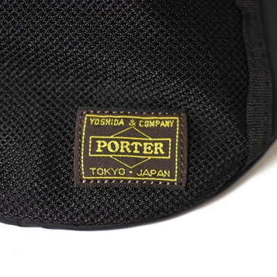 STANDARD CALIFORNIA×PORTER ウエストバッグ ブラック スタンダードカリフォルニア ポーター スリーレイヤー ライトウェイト