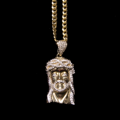 B*s様 売り切り10k.YGコンビ.ジーザス.ペンダント.Jesus.トップ. 10k.YG.WG.コンビ.ジーザス.ペンダント.Jesus.トップ.アバランチ