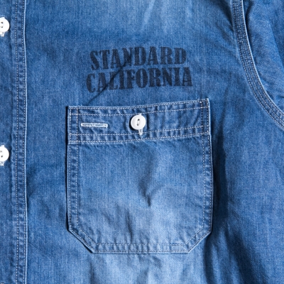 スタンダードカリフォルニア デニム ワーク シャツ | SD DENIM WORK