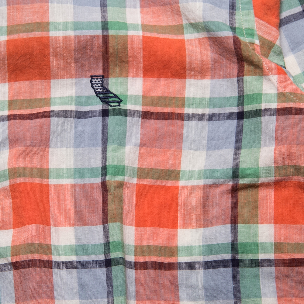 スタンダードカリフォルニア マドラス チェック ボタン ダウン シャツ