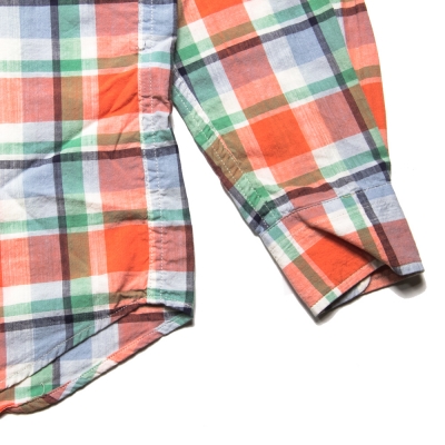 スタンダードカリフォルニア マドラス チェック ボタン ダウン シャツ  