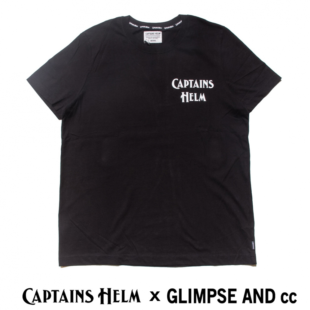 キャプテンズヘルム x グリンプス スペシャルコラボレーション ロゴ tシャツ
