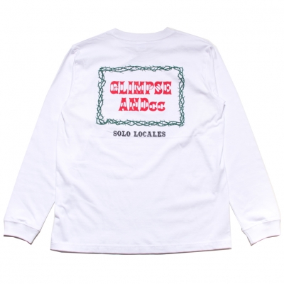 グリンプス オリジナル ローズ ロゴ ロングスリーブ Tシャツ 