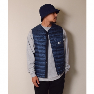 BackChannel NANGA リバーシブル ダウン ベスト　XL バックチャンネル X ナンガ リバーシブル ダウン ベスト | BACK