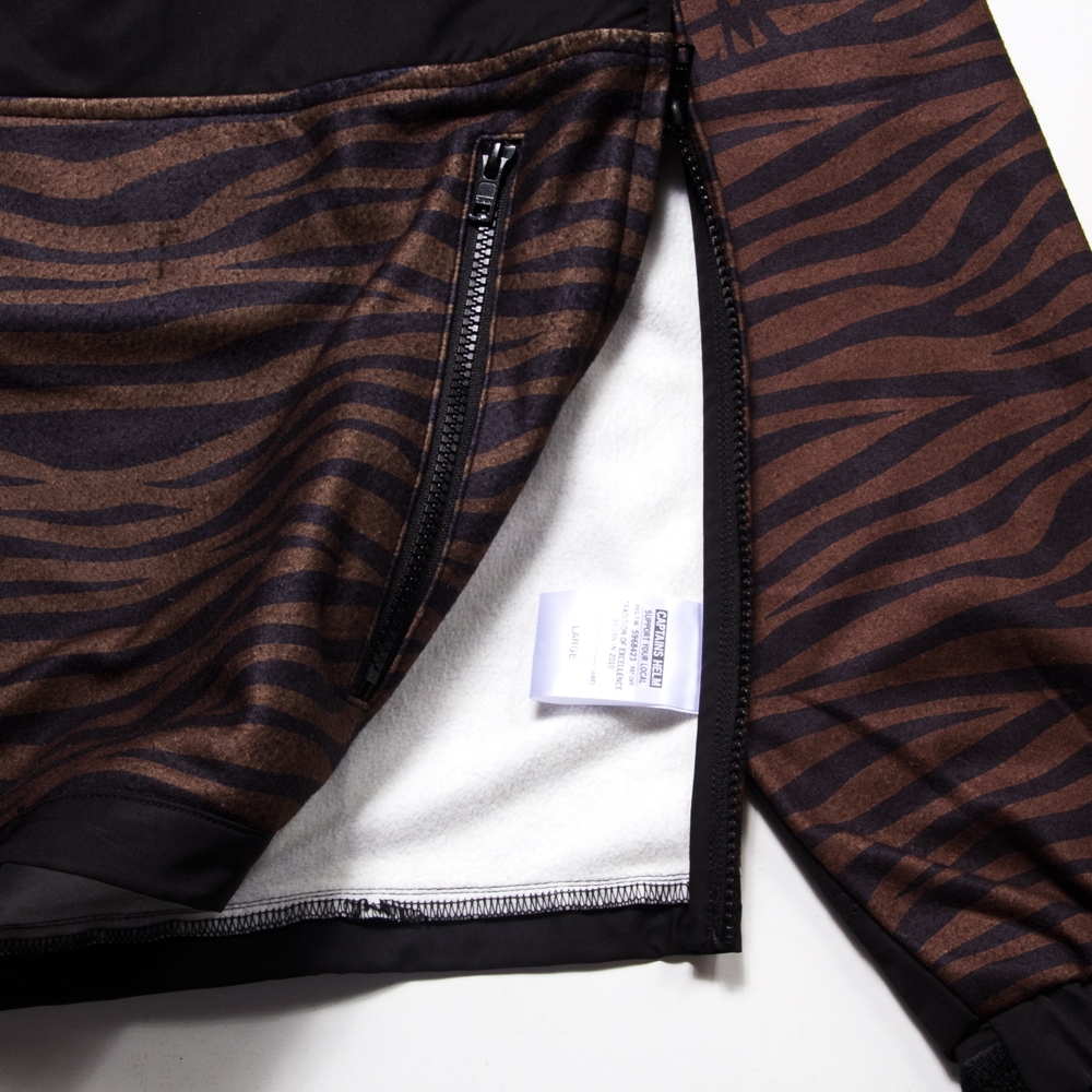 キャプテンズヘルム アニマル フリース ハーフ ジップ ジャケット