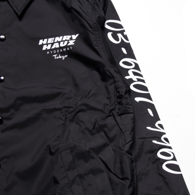 ラフアンドラゲッド ロゴ コーチ ジャケット | HENRY HAUZ HH LOGO
