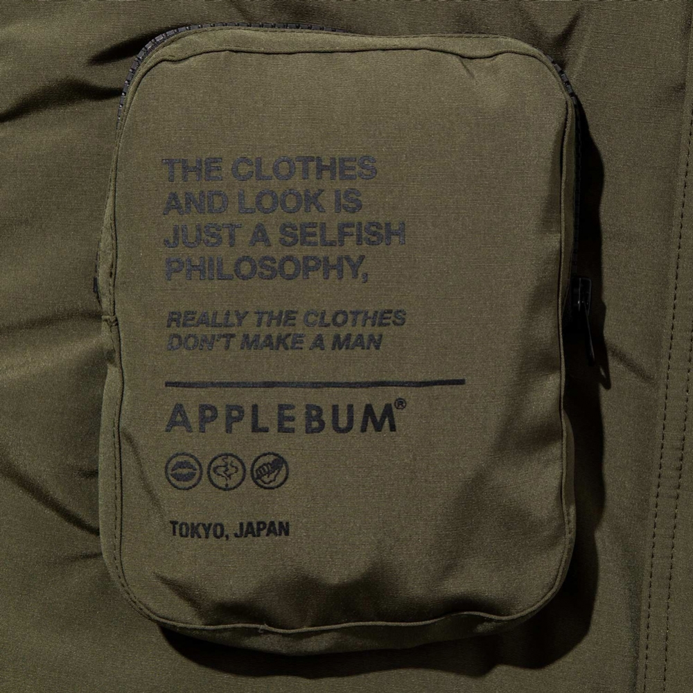 アップルバム ダウン フード ジャケット | APPLEBUM , DOWN HOOD