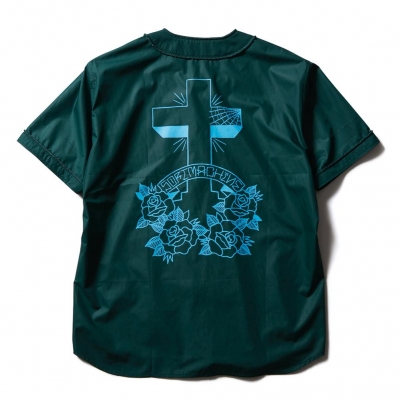 完売品 ソフトマシーン ダブルメッシュ ベースボールシャツ 白 Old Y Mesh Baseball Shirt - White – LÝFT