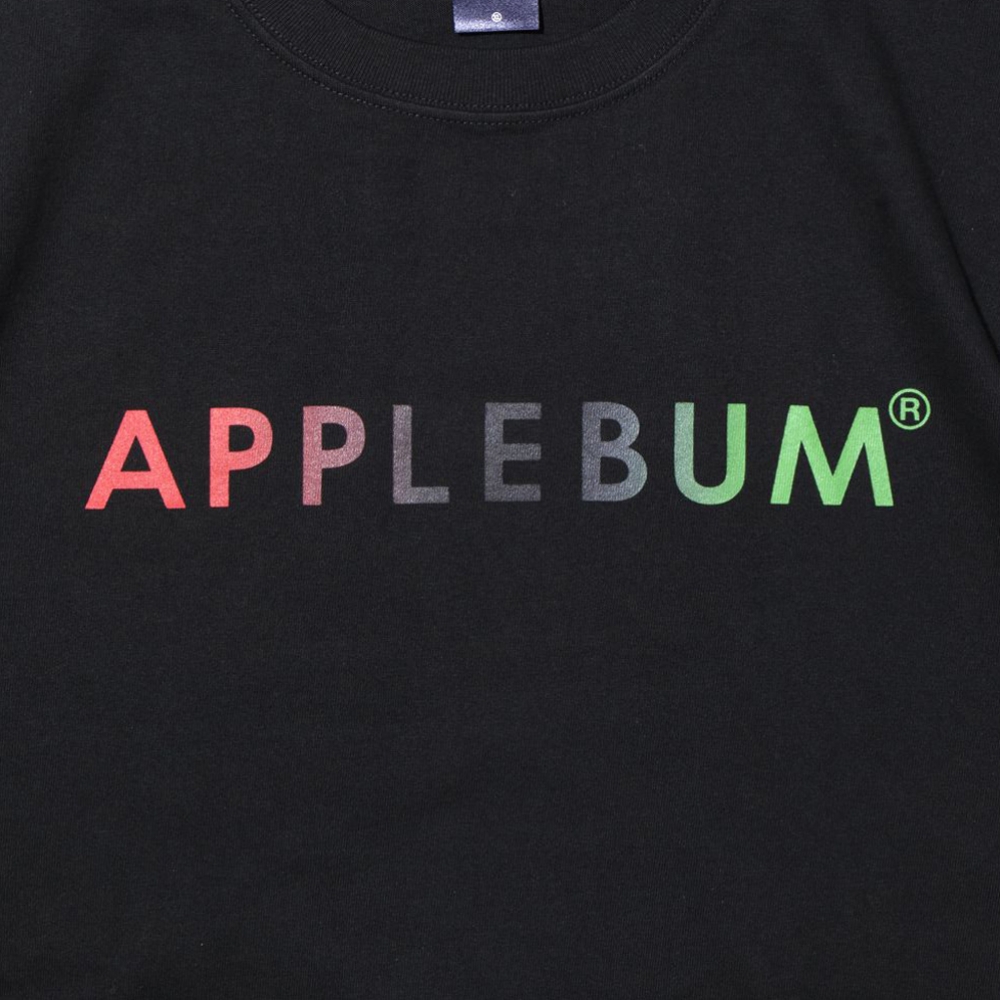アップルバム  グラデーション ロゴ Tシャツ