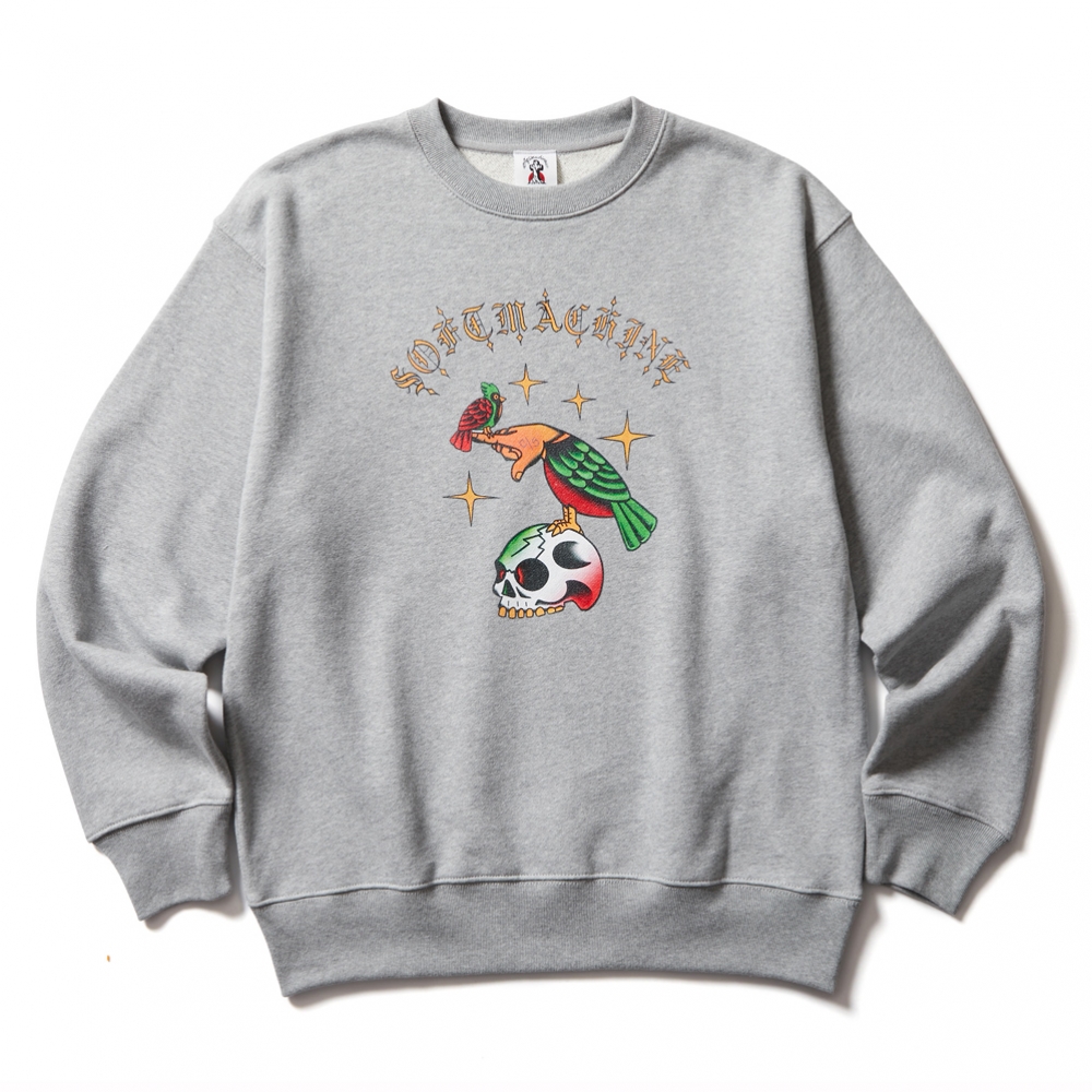 ソフトマシーン ライク ワイズ クルー ネック スエット 