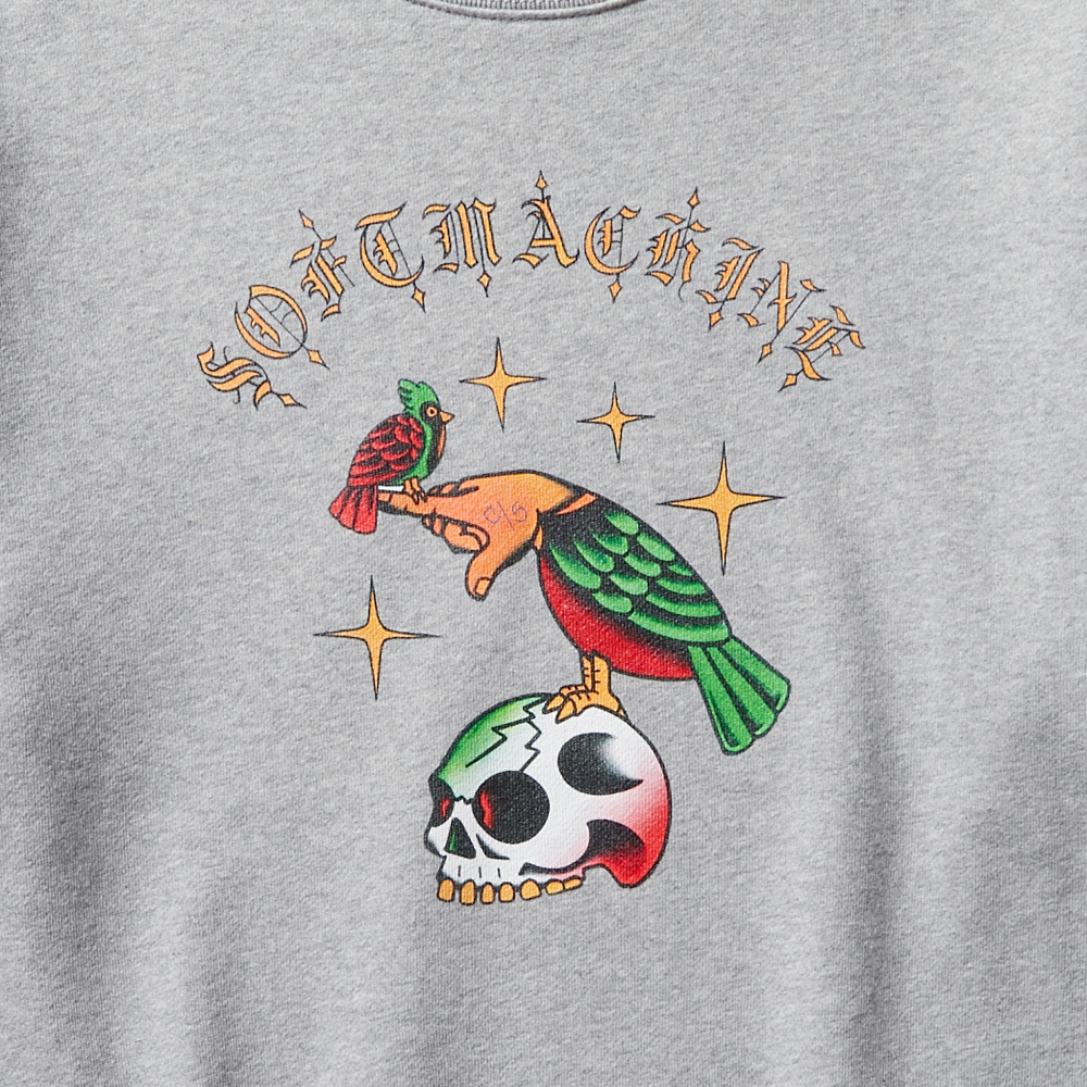 ソフトマシーン ライク ワイズ クルー ネック スエット 