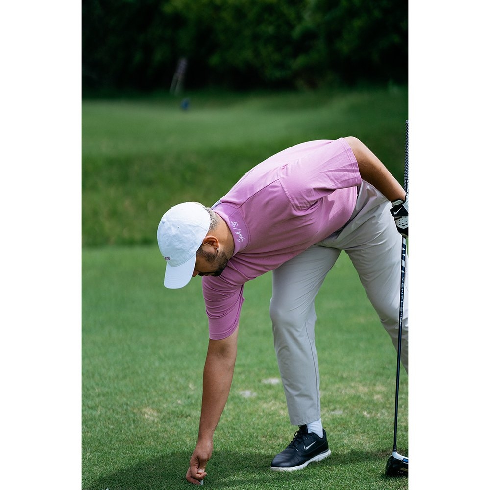 キャプテンズヘルム ゴルフ モックネック ロゴ tシャツ | CAPTAINS