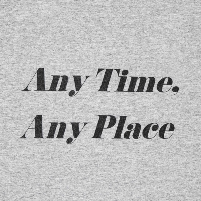アップルバム  "Any Time, Any Place" T-shirt