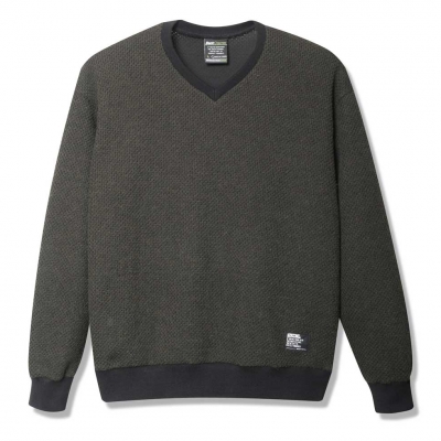 バックチャンネル V ネック ウール スウェット | BACK CHANNEL V NECK