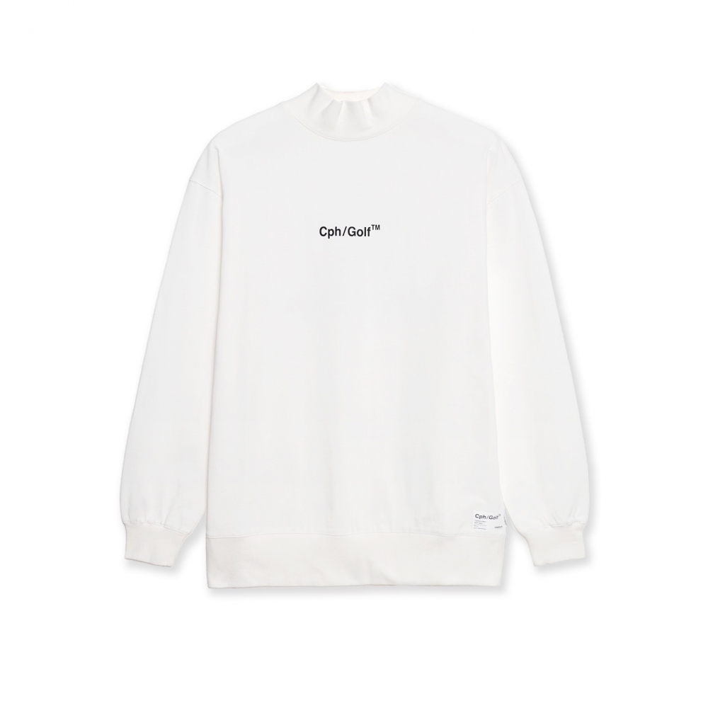 Captains Helm Golf / モックネック ロングスリーブ ホワイト