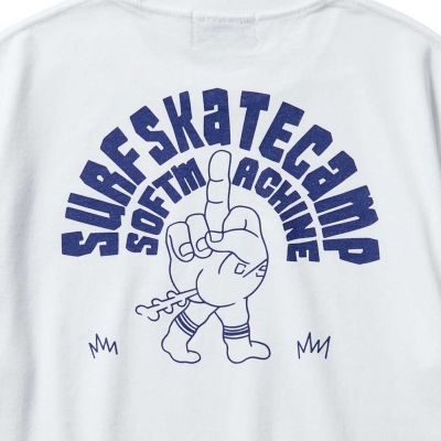 サーフスケートキャンプ x ソフトマシーン sssc ロゴ  tシャツ