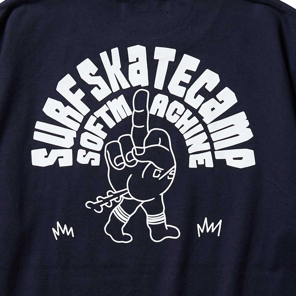 サーフスケートキャンプ x ソフトマシーン sssc ロゴ tシャツ - S
