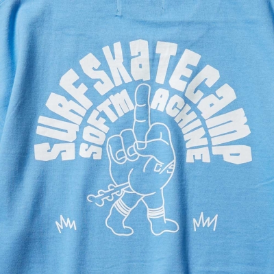 サーフスケートキャンプ x ソフトマシーン sssc ロゴ  tシャツ