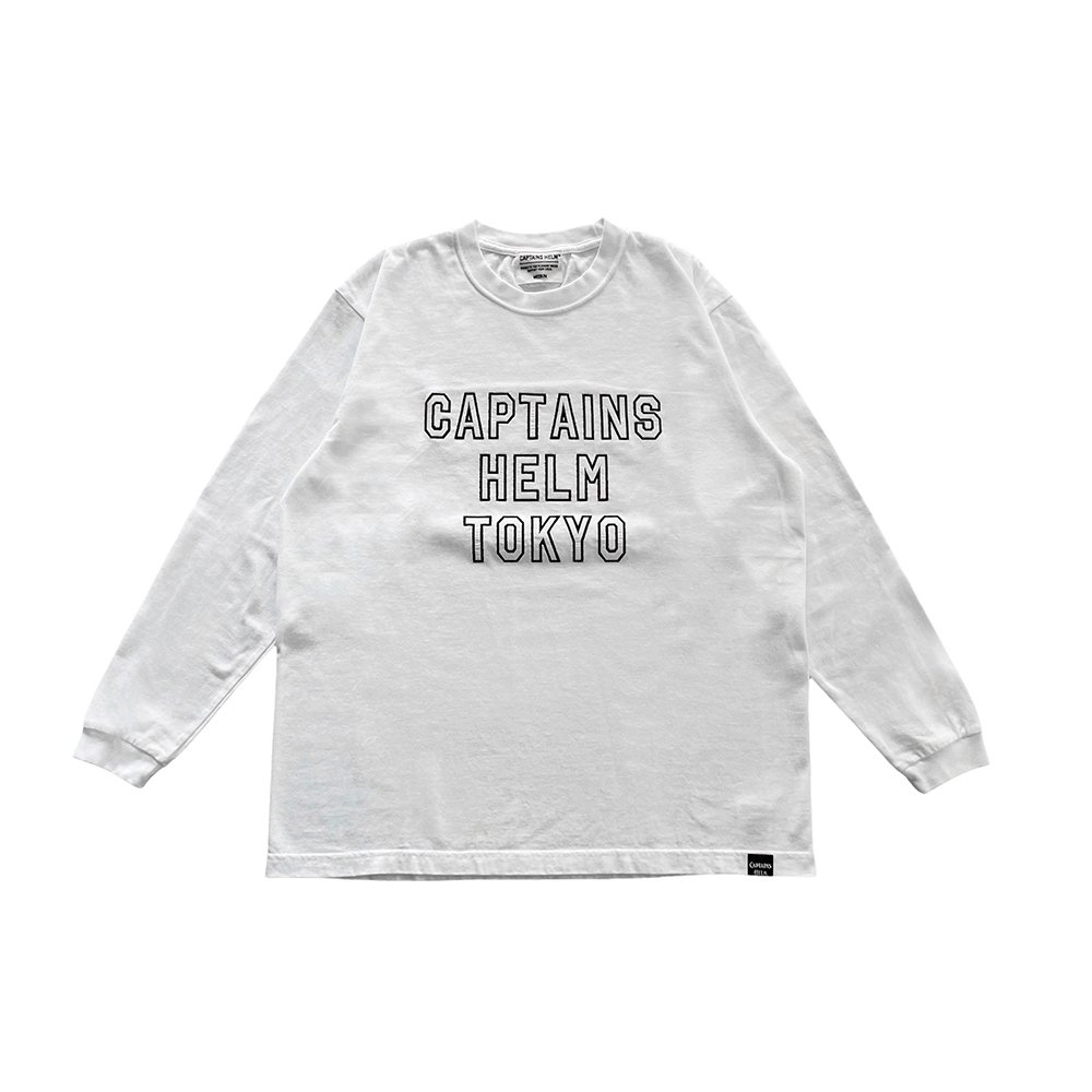 キャプテンズヘルム カレッジロゴ ロングスリーブ | CAPTAINS HELM