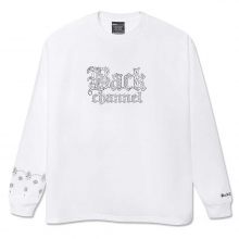 Back Channel OLD ENGLISH STRETCH LONG SLEEVE T