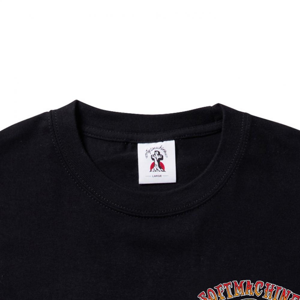 Softmachine ソフトマシーン  Tシャツ 新品 XL  ブラック 黒