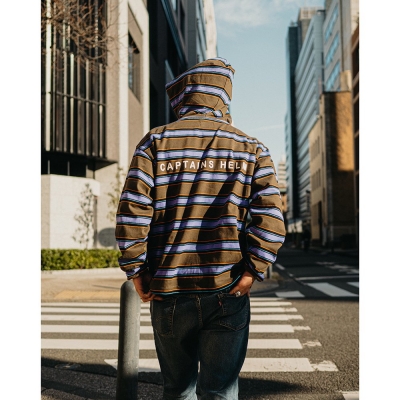 キャプテンズヘルム ボーダー フーディー tee | CAPTAINS HELM BORDER
