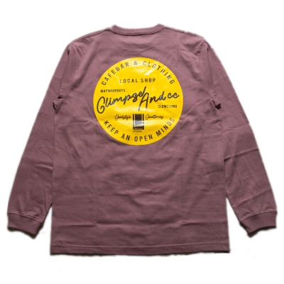 グリンプス オリジナル カフェ ロゴ  ロングスリーブ  tシャツ