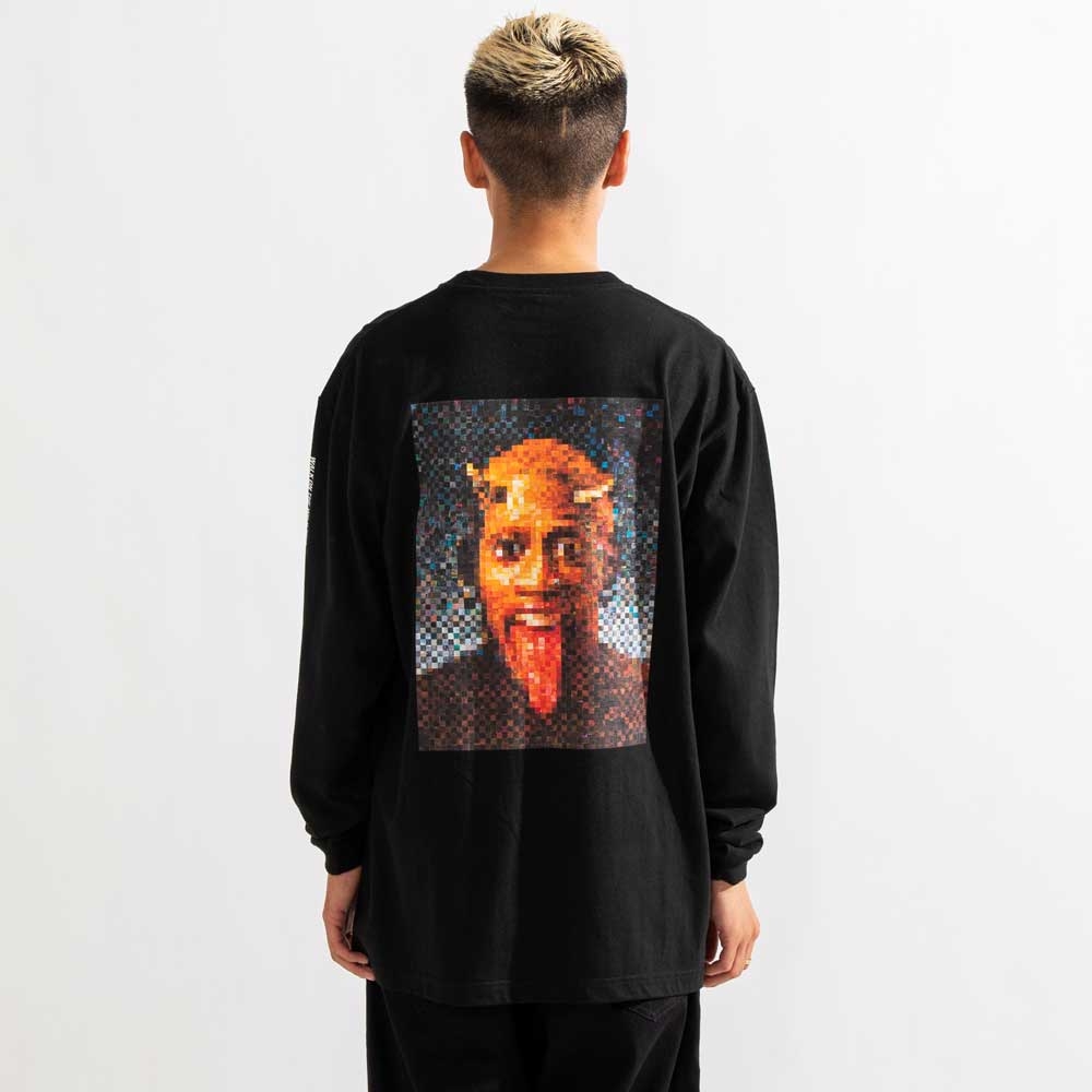 アップルバム "ウォーク オブ モザイクアート(濱口健)" ロングスリーブ T-シャツ