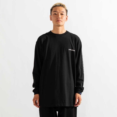 アップルバム "ウォーク オブ モザイクアート(濱口健)" ロングスリーブ T-シャツ