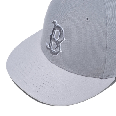 ニューエラ 59フィフティー ザ グレー ボストン・レッドソックス グレー