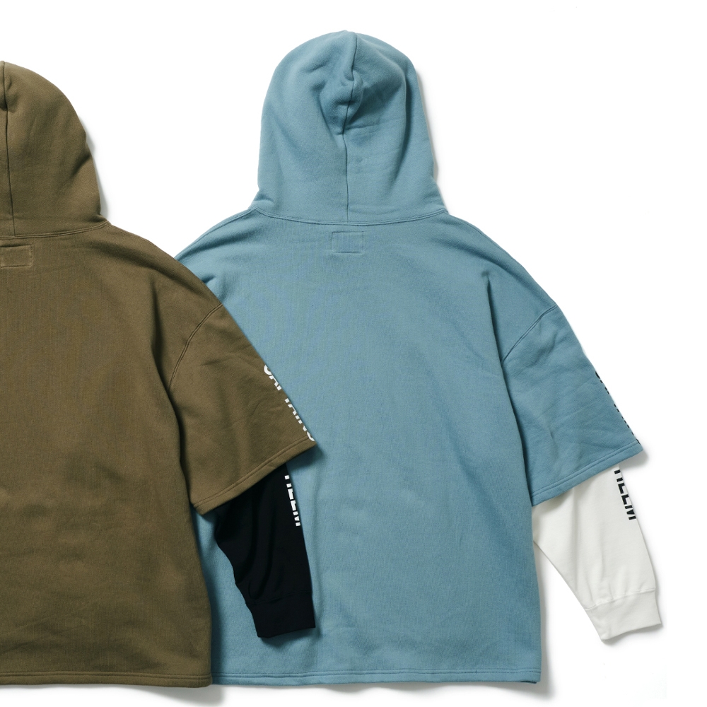 キャプテンズヘルム 2トーン レイヤード フーディー
