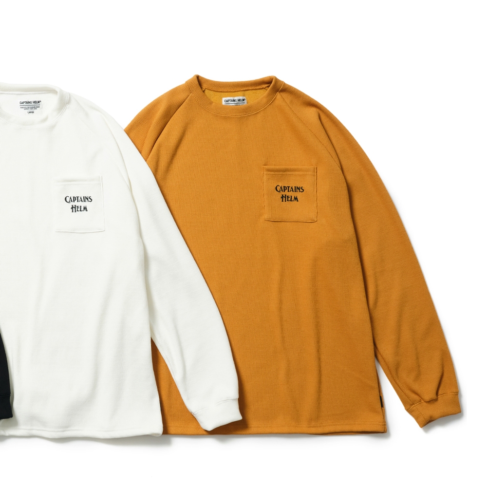キャプテンズヘルム インブロイダード サーマル ロングスリーブ ティー