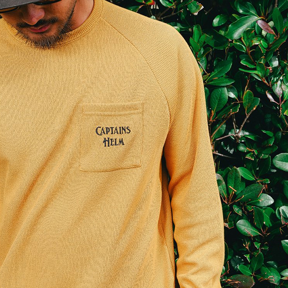 キャプテンズヘルム インブロイダード サーマル ロングスリーブ ティー