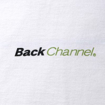 バックチャンネル オフィシャル ロゴ ティー