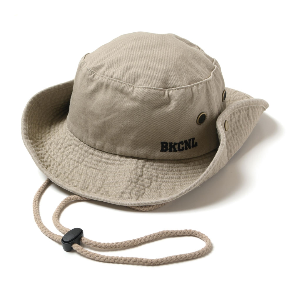 BackChannel サファリハット ベージュ 定番スタイル - 帽子