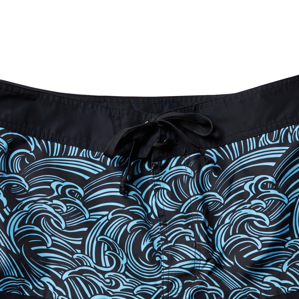 ソフトマシーン ブラック ウェーブ ボード ショーツ